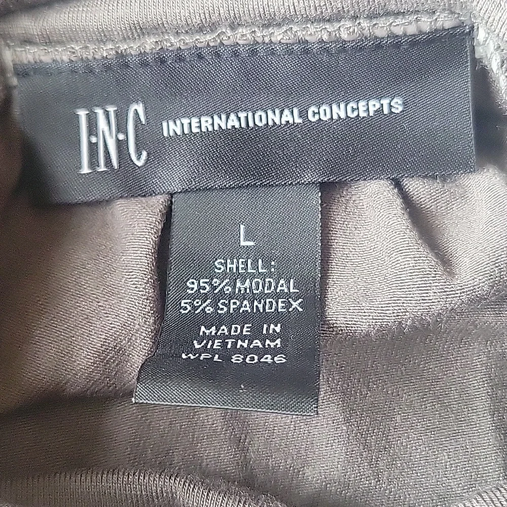 NWT I-N-C INTERNACIONAL CONCEPT  straples maxi dress size large color gray knigh - Picture 6 of 12